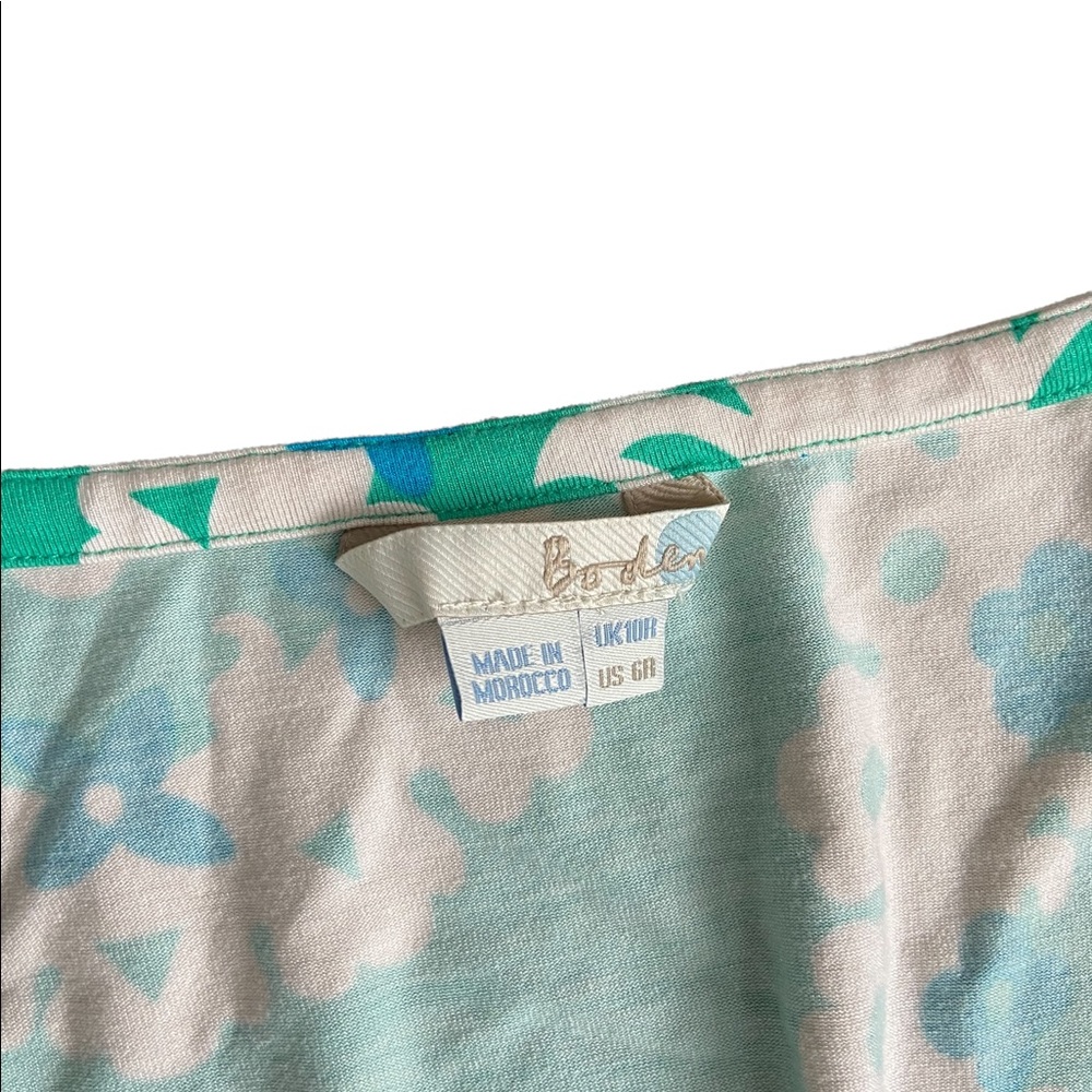 BODEN | Abstract Floral Maxi Dress Size 6R - Picture 4 of 9